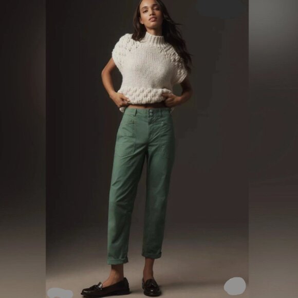 Brand New The Wanderer Mid-Rise Relaxed-Leg Pants by Pilcro - Picture 8 of 8